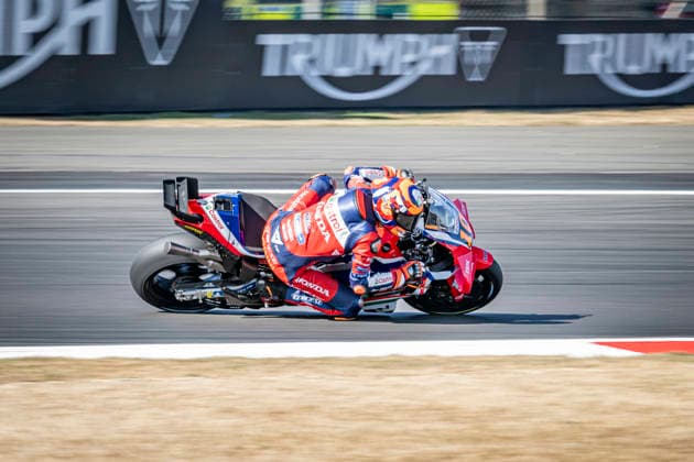 RECORD DATE NOT STATED 7th August 2026; Silverstone Circuit, Northamptonshire, England; 2026 MotoGP Grand Prix of Great Britain, Free Practice Day; Luca Marini of the Honda HRC Castrol Team during free practice 2 GodfreyxPitt