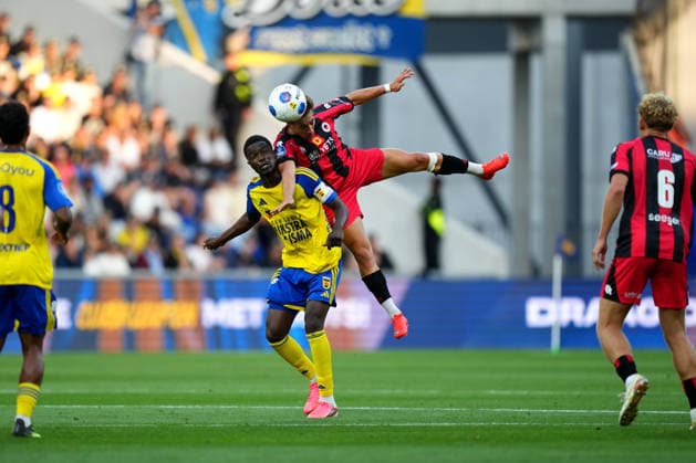 Eredivisie: SC Cambuur v Excelsior Rotterdam Leeuwarden - Lennard Hartjes of Excelsior Rotterdam during the first competition round of the 2026 2027 Eredivisie season. The match is set between SC Cambuur and Excelsior Rotterdam at Kooi Stadion on 7 August 2026 in Leeuwarden, The Netherlands. (Hero Images Yannick Verhoeven) Copyright: xYannickxVerhoevenx