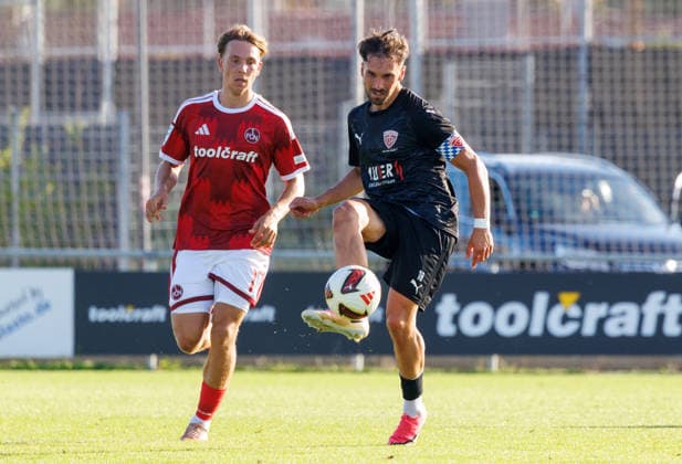 07.08.2026 - Fussball - Saison 2026 2027 - Regionalliga Bayern - 03. Spieltag: 1. FC Nürnberg FCN II ( Club ) - TSV Buchbach - DaMa - xdaxmax - Moritz Wiezorrek (17, 1. FC Nürnberg FCN II ) Samed Bahar (8, TSV Buchbach ) *** August 7, 2026 Soccer Season 2026–2027 Bavarian Regional League Matchday 3 1. FC Nürnberg FCN II Club TSV Buchbach Women s Team xdaxmax Moritz Wiezorrek 17, 1 FC Nuremberg FCN II Samed Bahar 8, TSV Buchbach