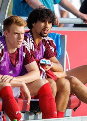 07.08.2026 - Fussball - Saison 2026 2027 - Regionalliga Bayern - 03. Spieltag: 1. FC Nürnberg FCN II ( Club ) - TSV Buchbach - DaMa - xdaxmax - Ayoub Chaikhoun (29, 1. FC Nürnberg FCN II ) auf Ersatzbank *** August 7, 2026 Soccer Season 2026–2027 Bavarian Regional League 03 Matchday 1 FC Nuremberg FCN II Club TSV Buchbach DaMa xdaxmax Ayoub Chaikhoun 29, 1 FC Nuremberg FCN II on the bench