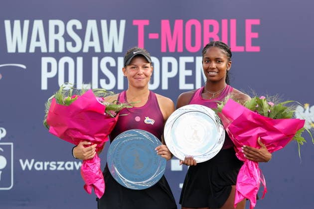 WARSZAWA 07.08.2026 TURNIEJ WTA, Tennis Damen 125 WARSAW T-MOBILE POLISH OPEN - DEBEL FINAL--- TENNIS TOURNAMENT WTA 125 WARSAW T-MOBILE POLISH OPEN - DOUBLE FINAL MATCH WERONIKA FALKOWSKA ALANA SMITH FOT. ANNA KLEPACZKO FOTOPYK NEWSPIX.PL --- newspix.pl 