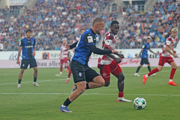 v.li.w20 ,Kaden Amaniampong (Fortuna Duesseldorf, 39) GER, SV Waldhof Mannheim gegen Fortuna Duesseldorf Fussball 1.Spieltag Spielzeit 2026 2027 07.08.2026 (DFL DFB REGULATIONS PROHIBIT ANY USE OF PHOTOGRAPHS as IMAGE SEQUENCES and or QUASI-VIDEO). GER SV Waldhof Mannheim gegen Fortuna Duesseldorf Fussball 1.Spieltag Spielzeit 2026 2027 01.08.2026 Mannheim *** v li w20, Kaden Amaniampong, Fortuna Düsseldorf, 39 GER, SV Waldhof Mannheim vs. Fortuna Düsseldorf Soccer, Matchday 1, 2026–2027 Season, July 8, 2026. DFL and DFB regulations prohibit any use of photographs as image sequences and or quasi-video GER SV Waldhof Mannheim vs. Fortuna Düsseldorf Soccer, Matchday 1, 2026–2027 Season, January 8, 2026, Mannheim Copyright: xEibner-Pressefoto JoergxHirschx EP_JHH
