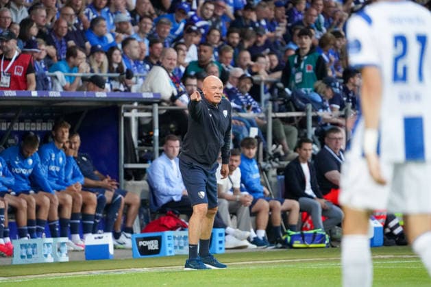 Deutschland: Fussball 2.Bundesliga 2026 2027, 1. Spieltag - VfL Bochum vs Hertha BSC - Vonovia Ruhrstadion (Bochum): Geste, Gestik, Emotion Uwe Rösler Uwe Rosler (Trainer VfL Bochum) *** Germany Soccer 2. Bundesliga 2026–2027, Matchday 1: VfL Bochum vs. Hertha BSC at Vonovia Ruhrstadion in Bochum; Gestures, Body Language, Emotion; Uwe Rösler, Coach of VfL Bochum Copyright: xAymanxAlahmedx