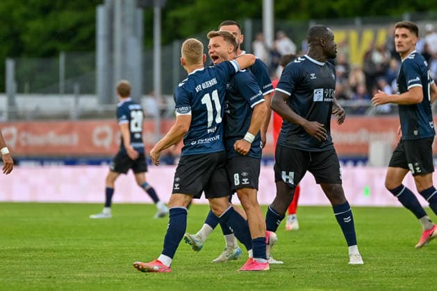 Rafael Brand (VfB Oldenburg, 08) und Kai Proeger (VfB Oldenburg, 11) VfB Oldenburg vs. SV Drochtersen Assel, Fussball, Regionalliga Nord, 2. Spieltag, Saison 2026 2027, 07.08.2026, VfB Oldenburg vs. SV Drochtersen Assel, Fussball, Regionalliga Nord, 2. Spieltag, Saison 2026 2027, 07.08.2026 Oldenburg *** Rafael Brand (VfB Oldenburg, No. 08) and Kai Proeger (VfB Oldenburg, No. 11), VfB Oldenburg vs. SV Drochtersen Assel, Soccer, Regionalliga Nord, Matchday 2, 2026–2027 Season, August 7, 2026, VfB Oldenburg vs. SV Drochtersen Assel, Soccer, Regionalliga Nord, Matchday 2, 2026–2027 Season, August 7, 2026, Oldenburg Copyright: xEibner-Pressefoto RobertxGertzenx EP_RGN