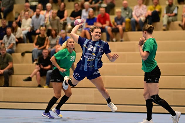 Handball I Frauen I Saison 2026-2027 I Testspiel I Buxtehuder SV - VfL Oldenburg I 07.08.2026 Nele Franz (21, Buxtehuder Sportverein) Buxtehude Halle Nord (Neu) Niedersachsen Deutschland *** Handball I Women I 2026–2027 Season I Friendly Match I Buxtehuder SV vs. VfL Oldenburg I August 7, 2026 Nele Franz 21, Buxtehuder Sportverein, Buxtehude, Halle Nord, Lower Saxony, Germany Copyright: xLobeca FelixxWeißbergx