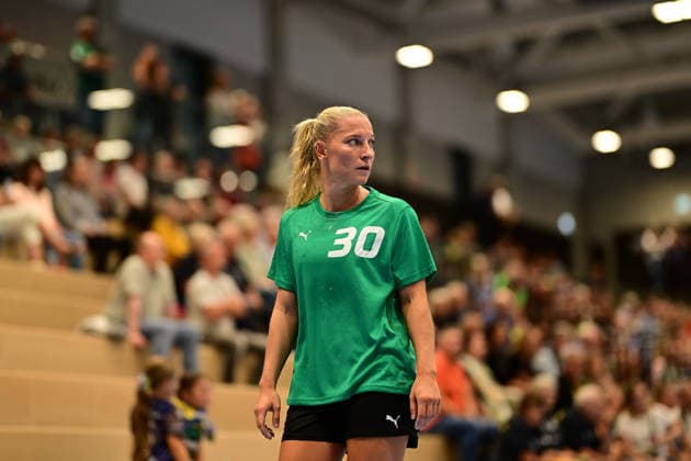 Handball I Frauen I Saison 2026-2027 I Testspiel I Buxtehuder SV - VfL Oldenburg I 07.08.2026 Jenny Behrend (30, VfL Oldenburg) Buxtehude Halle Nord (Neu) Niedersachsen Deutschland *** Handball I Women I 2026–2027 Season I Friendly Match I Buxtehuder SV vs. VfL Oldenburg I August 7, 2026 Jenny Behrend 30, VfL Oldenburg Buxtehude Halle Nord Neu Lower Saxony Germany Copyright: xLobeca FelixxWeißbergx