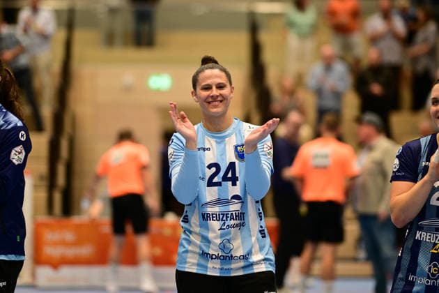 Handball I Frauen I Saison 2026-2027 I Testspiel I Buxtehuder SV - VfL Oldenburg I 07.08.2026 Sophie Fasold (24, Buxtehuder Sportverein) Buxtehude Halle Nord (Neu) Niedersachsen Deutschland *** Handball I Women I 2026–2027 Season I Friendly Match I Buxtehuder SV vs. VfL Oldenburg I August 7, 2026 Sophie Fasold 24, Buxtehuder Sportverein, Buxtehude, Halle Nord, Lower Saxony, Germany Copyright: xLobeca FelixxWeißbergx