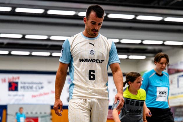 07.08.2026, xdobgx, Handball Heide-Cup 2026, VFL Gummersbach - Provence Aix v.l. MiloÅ¡ VujoviÄ‡ (VfL Gummersbach, 6) Portrait, Portraet, Einzelbild Schneverdingen *** August 7, 2026, xdobgx, 2026 Heide Cup Handball Tournament, VFL Gummersbach vs. Provence Aix v l Miloö Vujovic VfL Gummersbach, 6 Portraits, Portrait, Single Image, Schneverdingen