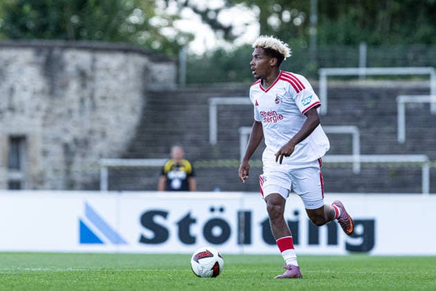 Regionalliga West: Borussia Dortmund II - 1.FC Köln II, 07.08.2026 Lionel Voufack (1. FC Köln U23, 3) Regionalliga West: Borussia Dortmund II - 1.FC Köln II, Rote Erde, Dortmund; 07.08.2026 DFB regulations prohibit any use of photographs as image sequences and or quasi video. *** Regionalliga West: Borussia Dortmund II 1, 1. FC Köln II, August 7, 2026 Lionel Voufack 1 FC Cologne U23, 3 Regionalliga West Borussia Dortmund II 1 FC Cologne II, Rote Erde, Dortmund August 7, 2026 DFB regulations prohibit any use of photographs as image sequences and or quasi-video Copyright: xBEAUTIFULxSPORTS Buriakovx