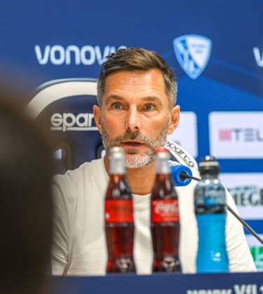 Deutschland: Fussball 2.Bundesliga 2026 2027, 1. Spieltag - VfL Bochum vs Hertha BSC - Vonovia Ruhrstadion (Bochum): Pressekonferenz des Trainers Stefan Leitl (Trainer Hertha BSC) *** Germany Soccer 2. Bundesliga 2026–2027, Matchday 1: VfL Bochum vs. Hertha BSC at Vonovia Ruhrstadion in Bochum; Press Conference with Coach Stefan Leitl, Head Coach of Hertha BSC Copyright: xAymanxAlahmedx