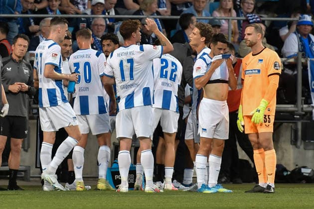 Wolfgang Haslberger(SR) Mimik starker Gesichtsausdruck Emotion. 07.08.2026 ¢ Fussball ¢ VfL Bochum vs Hertha BSC, Vonovia Ruhrstadion, Bochum, DFB DFL REGULATIONS PROHIBIT ANY USE OF PHOTOGRAPHS AS IMAGE SEQUENCES AND OR QUASI-VIDEO NRW Germany *** Wolfgang Haslberger, Referee; Facial Expressions; Strong Facial Expression; Emotion; August 7, 2026; ¢ Soccer; ¢ VfL Bochum vs. Hertha BSC, Vonovia Ruhrstadion, Bochum, DFB and DFL regulations prohibit any use of photographs as image sequences and or quasi-video. NRW, Germany Copyright: xpepphotox xSaschaxWeizx pep00321, pep_20260807_hm_395096