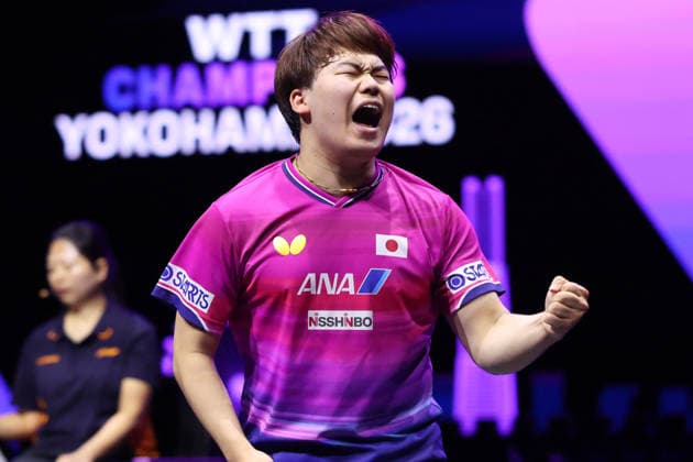 Sora Matsushima (JPN), AUGUST 8, 2026 - Table tennis, Tischtennis : WTT Champions Yokohama 2026 Men s Singles Quarter-final at Yokohama BUNTAI, Kanagawa, Japan.  aflo_340346376 YUTAKAx