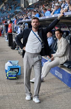 Simon Zoller (Leiter Lizenzbereich VfL Bochum) 07.08.2026, Fussball 2. Bundesliga, Saison 2026 2027, 1. Spieltag, VfL Bochum - Hertha BSC 0:1 DFL regulations prohibit any use of photographs as image sequences and or quasi-video Bochum Vonovia Ruhrstadion Nordrhein Westfalen Deutschland *** Simon Zoller, Head of Licensing, VfL Bochum, August 7, 2026; Soccer, 2. Bundesliga, 2026–2027 season, Matchday 1, VfL Bochum vs. Hertha BSC 0–1. DFL regulations prohibit any use of photographs as image sequences and or quasi-video. Bochum, Vonovia Ruhrstadion, North Rhine-Westphalia, Germany Team2