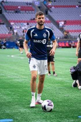 VANCOUVER, CANADA - AUGUST 7: Thomas Muller of Vancouver Whitecaps FC during warm ups before the Leagues Cup group stage match between Vancouver Whitecaps FC and FC Juarez at BC Place Stadium on August 7, 2026 in Vancouver, British Columbia, Canada.  Copyright: xAmyxElle SPPx Sportspressphoto_SPR202227
