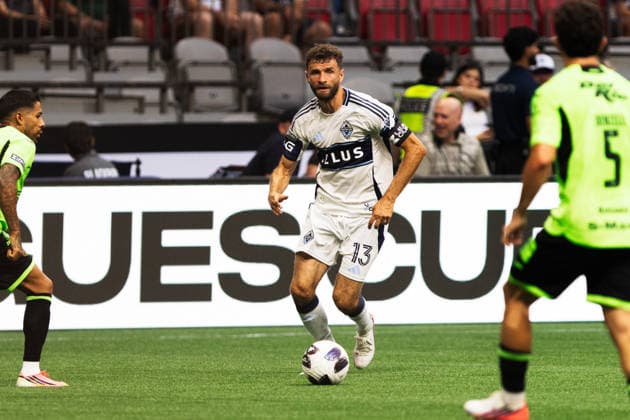 Thomas Müller seen during Leagues Cup game between teams of Vancouver Whitecaps FC and FC Juarez (Gael Amador Ball Raw Images) Vancouver BC Place Canada Copyright: xGaelxAmadorx whitecaps_vs_juarez0087
