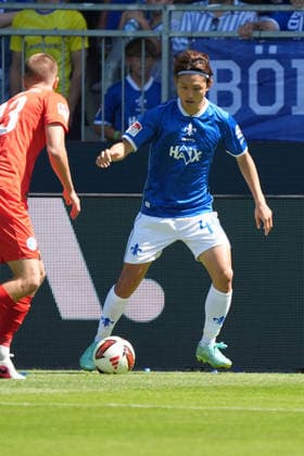 Yosuke Furukawa (SV Darmstadt 98) - 08.08.2026 2. Bundesliga, Saison 26 27: SV Darmstadt 98 vs. Holstein Kiel, Stadion am Boellenfalltor, 1. Spieltag, emonline, emspor, *** Yosuke Furukawa, SV Darmstadt 98, August 8, 2026, 2. Bundesliga, 2026–27 season, SV Darmstadt 98 vs. Holstein Kiel, Stadion am Boellenfalltor, Matchday 1, emonline, emspor,