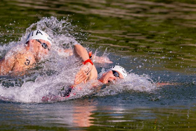 France, Paris, Centre Aquatique Olympique Metropole du Grand Paris, 08.08.2026, European Aquatics Championships Artistic Swimming, Day 9, Mixed Relay, Oliver Klemet of Germany, Photo by Eibner Pressefoto Tino Henschel European Aquatics Championships Artistic Swimming, Day 9, Mixed Relay Paris *** France, Paris, Centre Aquatique Olympique Metropole du Grand Paris, August 8, 2026, European Aquatics Championships – Artistic Swimming, Day 9, Mixed Relay, Oliver Klemet of Germany, Photo by Eibner Pressefoto Tino Henschel, European Aquatics Championships – Artistic Swimming, Day 9, Mixed Relay, Paris Copyright: xEibnerxPressefotox