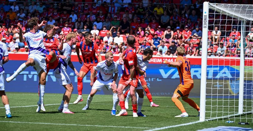 08.08.2026, xemx, Fussball 2.Bundesliga, 1.FC Heidenheim - VfL Osnabrück v.l. Jan Schoeppner (1.FC Heidenheim) Goal scored, erziehlt das Tor zum 3:2 (DFL DFB REGULATIONS PROHIBIT ANY USE OF PHOTOGRAPHS as IMAGE SEQUENCES and or QUASI-VIDEO) Heidenheim *** August 8, 2026, xemx, Soccer 2. Bundesliga, 1 FC Heidenheim vs. VfL Osnabrück, Jan Schoeppner, 1 FC Heidenheim, goal scored, scores the goal to make it 3–2. DFL and DFB regulations prohibit any use of photographs as image sequences and or quasi-video. Heidenheim