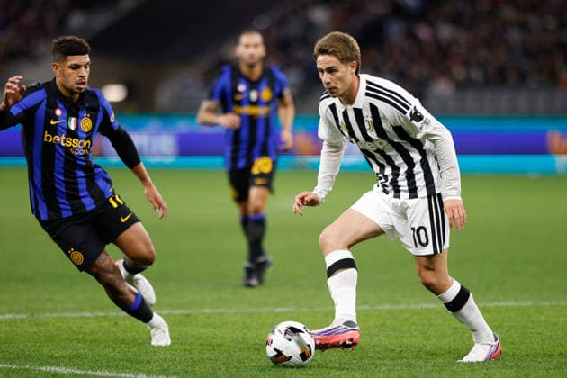 SOCCER JUVENTUS INTER, Juventus player Kenan Yildiz during the soccer exhibition match between Juventus and Inter Milan at Optus Stadium in Perth, Saturday, August, 8, 2026. ( NO ARCHIVING PERTH WESTERN AUSTRALIA AUSTRALIA  Copyright: xINGOxBURKHARDTx 20260808116467210595