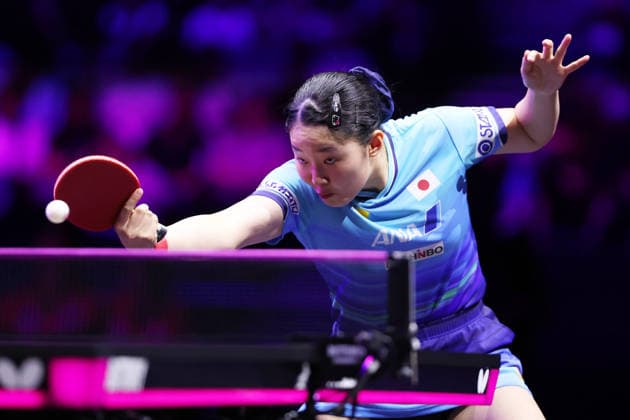 Miwa Harimoto (JPN), AUGUST 8, 2026 - Table tennis, Tischtennis : WTT Champions Yokohama 2026 Women s Singles Quarter-final at Yokohama BUNTAI, Kanagawa, Japan.  aflo_340359918 YUTAKAx