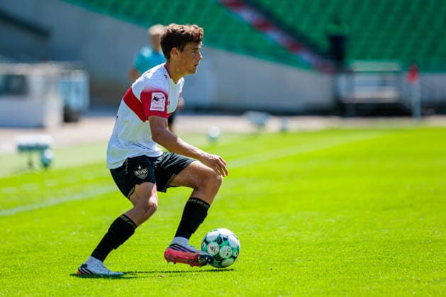 Lauri Penna (VfB Stuttgart II, 07) GER, TSV Havelse 1912 vs. VfB Stuttgart II, Fussball, 3. Liga, 1. Spieltag, Spielzeit 2026 2027, 08.08.2026 DFL Regulations prohibit any use of photographers as image sequences and or quasi-video. GER, TSV Havelse 1912 vs. VfB Stuttgart II, Fussball, 3. Liga, 1. Spieltag, Spielzeit 2026 2027, 08.08.2026 Hannover *** Lauri Penna VfB Stuttgart II, 07 GER, TSV Havelse 1912 vs. VfB Stuttgart II, Soccer, 3rd Division, Matchday 1, 2026–2027 Season, August 8, 2026 DFL regulations prohibit any use of photographs as image sequences and or quasi-video GER, TSV Havelse 1912 vs. VfB Stuttgart II, Soccer, 3rd Division, Matchday 1, 2026–2027 season, August 8, 2026, Hanover Copyright: xEibner-Pressefoto JanxRollingerx EP_JSK