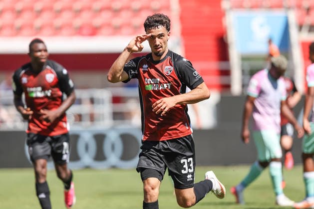 3. Liga; FC Ingolstadt 04 - Würzburger Kickers; Tor Jubel Treffer 2:1 Davide Sekulovic (33, FCI) F 3. Liga - FC Ingolstadt 04 Würzburger Kickers Saison 2026 2027 *** 3rd Division FC Ingolstadt 04 vs. Würzburger Kickers Goal Celebration Goal 2-1 Davide Sekulovic 33, FCI F 3rd Division FC Ingolstadt 04 vs. Würzburger Kickers 2026-2027 Season