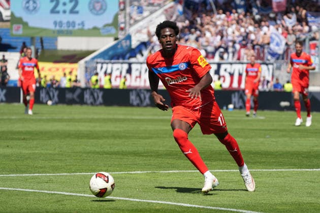 Faride Alidou (Holstein Kiel) - 08.08.2026 2. Bundesliga, Saison 26 27: SV Darmstadt 98 vs. Holstein Kiel, Stadion am Boellenfalltor, 1. Spieltag, emonline, emspor, *** Faride Alidou Holstein Kiel August 8, 2026 2. Bundesliga, 2026–27 Season SV Darmstadt 98 vs. Holstein Kiel, Stadion am Boellenfalltor, Matchday 1, emonline, emspor,
