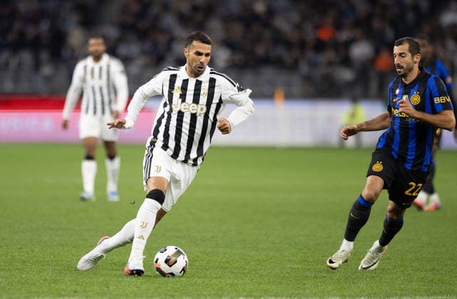 SOCCER JUVENTUS INTER, Zeki Mehmet Celik of Juventus during the soccer exhibition match between Juventus and Inter Milan at Optus Stadium in Perth, Saturday, August, 8, 2026. ( NO ARCHIVING PERTH WESTERN AUSTRALIA AUSTRALIA  Copyright: xINGOxBURKHARDTx 20260808110151653029