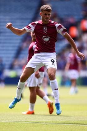 Matty Warhurst of Northampton Town warms up before kick off Leicester City v Northampton Town, EFL Carabao Cup, First Round, Football, King Power Stadium, Leicester, UK - 08 Aug 2026Leicester King Power Stadium United Kingdom EDITORIAL USE ONLY No use with unauthorised audio, video, data, fixture lists, club league logos or live services. Online in-match use limited to 120 images, no video emulation. No use in betting, games or single club league player publications.  Copyright: xMarkxKerton Shutterstockx 17051082aw