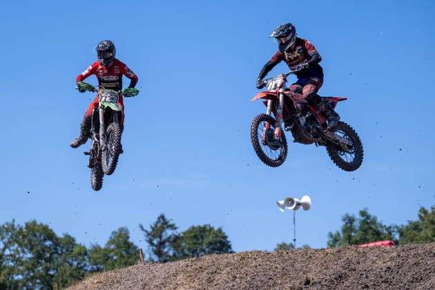 Leo Paukovic ( 783, GER) und JuÌˆrgen Lehner ( 713, AUT). xettx, Deutschland, Gaildorf, 08.08.2026, Int. 61. Gaildorfer ADAC Motocross, 2026, Motocross, MX Masters, Last Chance Rennen, Auf der Wacht *** Leo Paukovic 783, GER, and Jürgen Lehner 713, AUT xettx, Germany, Gaildorf, August 8, 2026, Int 61 Gaildorf ADAC Motocross, 2026, Motocross, MX Masters, Last Chance Race, Auf der Wacht