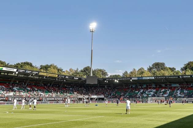 NIJMEGEN - Overview of De Goffert during the Dutch Eredivisie match between NEC Nijmegen and Telstar at De Goffert on August 8, 2026, in Nijmegen, the Netherlands. BART STOUTJESDIJK ANP Eredivisie 2026 27 xVIxANPxSportx xxANPxIVx 565084634 originalFilename: 565084634.jpg