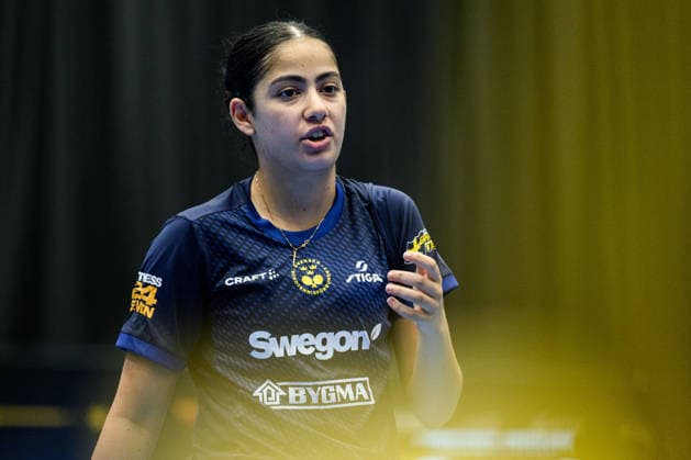 260808 Angelina Bebawy of Sweden during a qualifications Table tennis, Tischtennis match at the WTT Europe Smash on August 8, 2026 in Malmö. Photo: Mathilda Schuler BILDBYRAN kod MA MA1012 bordtennis table tennis pingis wtt grand smash bbeng sverige sweden *** 260808 Angelina Bebawy of Sweden during a table tennis qualifying match at the WTT Europe Smash on August 8, 2026, in Malmö. Photo by Mathilda Schuler. BILDBYRAN code MA MA1012 table tennis pingis WTT Grand Smash BBENG Sweden  Copyright: MATHILDAxSCHULER BB260808MA001