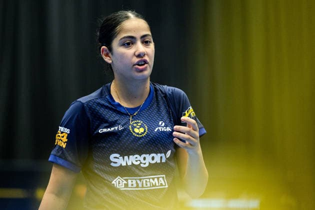 260808 Angelina Bebawy of Sweden during a qualifications Table tennis, Tischtennis match at the WTT Europe Smash on August 8, 2026 in Malmö. Photo: Mathilda Schuler BILDBYRAN kod MA MA1012 bordtennis table tennis pingis wtt grand smash bbeng sverige sweden *** 260808 Angelina Bebawy of Sweden during a table tennis qualifying match at the WTT Europe Smash on August 8, 2026, in Malmö. Photo by Mathilda Schuler. BILDBYRAN code MA MA1012 table tennis pingis WTT Grand Smash BBENG Sweden  Copyright: MATHILDAxSCHULER BB260808MA003