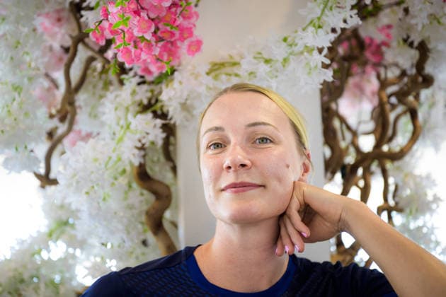 260808 Sarah Sjöström of the Swedish national swimming team poses for a portrait at a press meet during day nine of the 2026 European Aquatics Championships on August 8, 2026 in Saint-Denis. Photo: Joel Marklund BILDBYRAN kod JM JM0835 bbeng simning swimming svomming 2026 european aquatics championships em Sverige Sweden pressträff porträtt *** August 8, 2026: Sarah Sjöström of the Swedish national swimming team poses for a portrait at a press conference on the ninth day of the 2026 European Aquatics Championships in Saint-Denis. 2026 in Saint-Denis. Photo by Joel Marklund. BILDBYRAN code JM JM0835 bbeng swimming 2026 European Aquatics Championships EM Sweden press conference portrait  Copyright: JOELxMARKLUND BB260808JM004