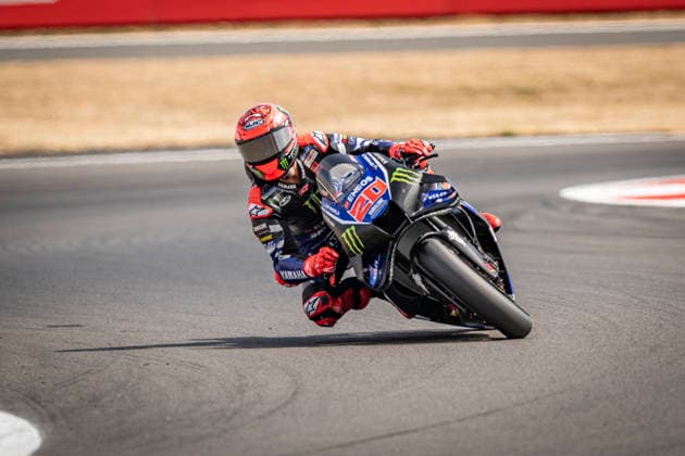 RECORD DATE NOT STATED 8th August 2026; Silverstone Circuit, Northamptonshire, England; 2026 MotoGP Grand Prix of Great Britain, Qualifying Day; Fabio Quartararo of the Monster Energy Yamaha Team during the Qualifying session GodfreyxPitt
