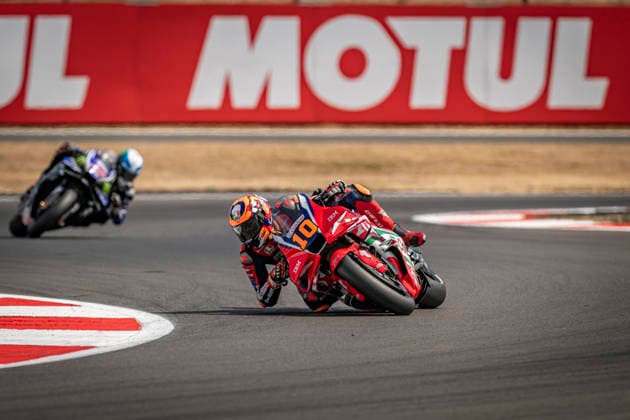 RECORD DATE NOT STATED 8th August 2026; Silverstone Circuit, Northamptonshire, England; 2026 MotoGP Grand Prix of Great Britain, Qualifying Day; Luca Marini of the Honda HRC Castrol Team during the Qualifying session GodfreyxPitt