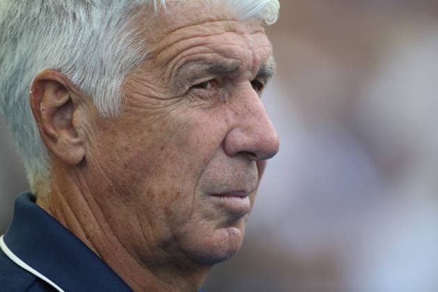 IPA87322273 - August 8, 2026: Brighton vs. AS Roma (Friendly). Sports; Soccer; & xD;Pictured: Gasperini& xD; (Photo by Gino Mancini)  Copyright: xGinoxMancini IPAxSportx xx 87322273
