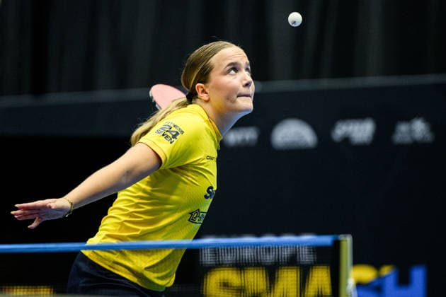260808 Alice Nilsson of Sweden during a qualifications Table tennis, Tischtennis match at the WTT Europe Smash on August 8, 2026 in Malmö. Photo: Mathilda Schuler BILDBYRAN kod MA MA1012 bordtennis table tennis pingis wtt grand smash bbeng sverige sweden *** August 8, 2026: Alice Nilsson of Sweden during a table tennis qualifying match at the WTT Europe Smash in Malmö. Photo by Mathilda Schuler. BILDBYRAN code MA MA1012 table tennis pingis WTT Grand Smash BBENG Sweden  Copyright: MATHILDAxSCHULER BB260808MA023