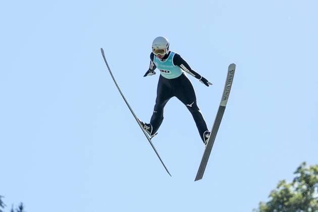 SAUT A SKI COUPE MONDE COURCHEVEL PHOTOPQR LE DAUPHINE Tom PHAM VAN SUU ; Courchevel ; 08 08 2026 ; A Courchevel (Savoie), le 8 août 2026. Coupe du monde de saut à ski. Sur notre photo : Kurumi Ichinohe. Photo : Tom Pham Van Suu Le Dauphiné Libéré Ski jumping, Skispringen, Ski, nordisch World Cup in Courchevel on August 8, 2026 Courchevel Savoie Rhône-Alpes France  Copyright: xPHOTOPQR LExDAUPHINE MAXPPPxTomxPHAMxVANxSUUx 20260808JDL5091 20260808JDL5091