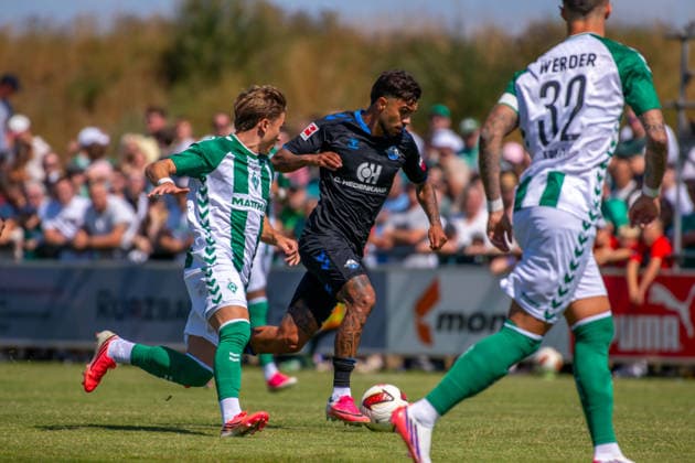 Testspiel: Werder Bremen vs. SC Paderborn 07, 08.08.2026 Chuki (Werder Bremen, 20); Testspiel: Werder Bremen vs. SC Paderborn 07 am 08.08.2026 in Vechta (Stadion Oyther Berg), Germany, *** Friendly Match: Werder Bremen vs. SC Paderborn 07, August 8, 2026, Chuki Werder Bremen, 20 Friendly Match: Werder Bremen vs. SC Paderborn 07 on August 8, 2026, at Vechta s Oyther Berg Stadium, Germany, Copyright: xBEAUTIFULxSPORTS Neddermannx