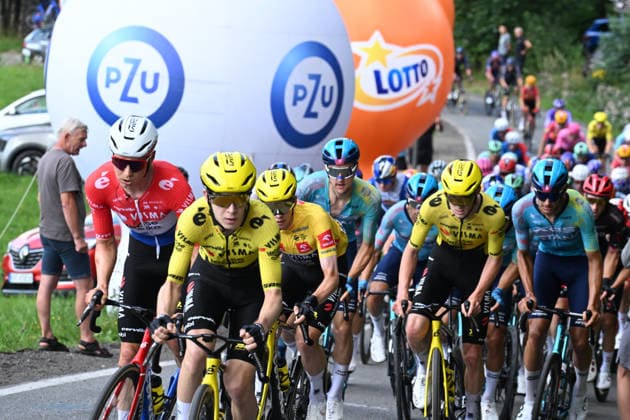 08-08-2026 Tour De Pologne; Tappa 06 Bukovina Resort - Bukovina Tatrzanska; 2026, Visma - Lease A Bike; Barre, Louis; Kelderman, Wilko; Sciana Bukovina; 