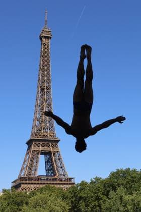 Championnat d Europe de natation PHOTOPQR LE COURRIER PICARD Haslin ; Paris ; 08 08 2026 ; 08 08 26 Championnat d Europe de natation Plongeon de haut vol hommes 20 metres dans la Seine Photo Fred Haslin LEN European Aquatics Championships, at the Seine River in Paris on August 8, 2026 Paris 75 France  Copyright: xPHOTOPQR LExCOURRIERxPICARD MAXPxHaslinx 20260808LCP5208 20260808LCP5208