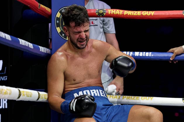 Zuffa Boxing 10, 3Arena, Dublin 8 8 2026 Patrick O™Connor vs Juan Manuel Moriel Juan Manuel Moriel fails to come out for the 2nd round Juan Manuel Moriel fails to come out for the 2nd round 8 8 2026  Copyright: xx NE1L1432