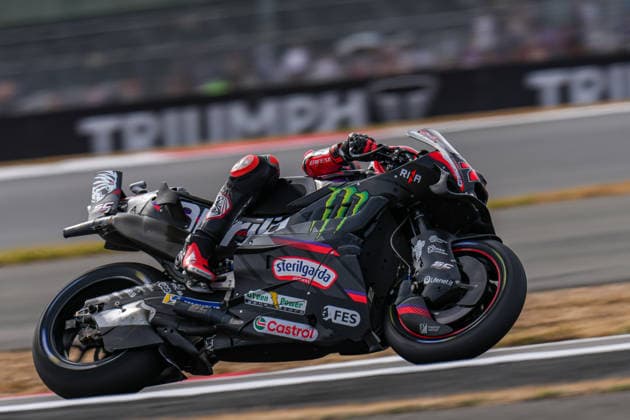 Marco Bezzecchi (Italy) of the Aprilia Racing ( 72) during MotoGP Tiscot Sprint race (10 laps) at Round 12 of the 2026 Qatar Airways Grand Prix of Great Britain at Silverstone Circuit, Towcester, England on the 7 August 2026.  Copyright: xDavidxHornx PMI-7310-0213