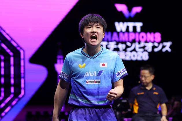 Tomokazu Harimoto (JPN), AUGUST 8, 2026 - Table tennis, Tischtennis : WTT Champions Yokohama 2026 Men s Singles Quarter-final at Yokohama BUNTAI, Kanagawa, Japan.  aflo_340373907 YUTAKAx
