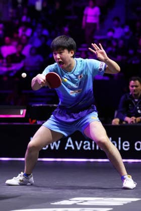 Tomokazu Harimoto (JPN), AUGUST 8, 2026 - Table tennis, Tischtennis : WTT Champions Yokohama 2026 Men s Singles Quarter-final at Yokohama BUNTAI, Kanagawa, Japan.  aflo_340374126 YUTAKAx