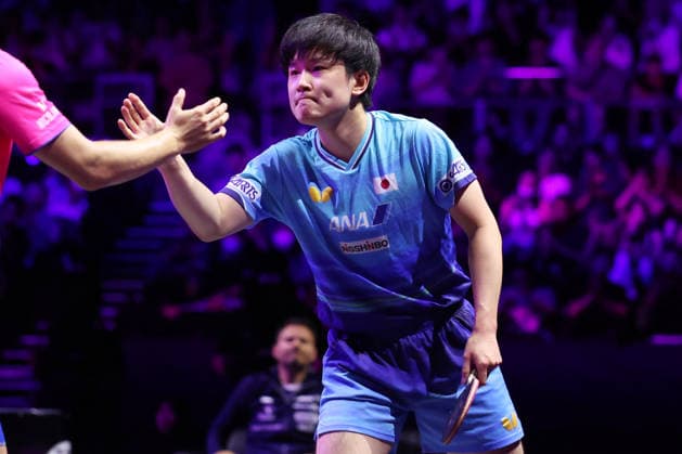 Tomokazu Harimoto (JPN), AUGUST 8, 2026 - Table tennis, Tischtennis : WTT Champions Yokohama 2026 Men s Singles Quarter-final at Yokohama BUNTAI, Kanagawa, Japan.  aflo_340374455 YUTAKAx