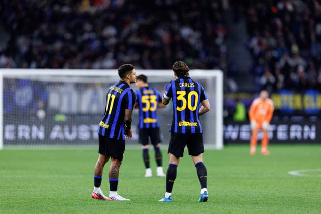 August 8, 2026, Perth, Wa, Australia: Luis Henrique and Carlos Augusto during the Calcio Italiano match between Juventus FC and Internazionale FC at Optus Stadium in Perth. Perth Australia - ZUMAc318 20260808_znp_c318_066 Copyright: xJohnxCarusix