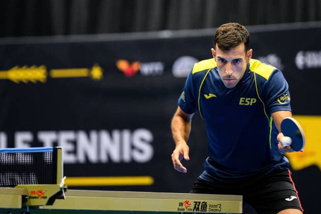 260808 Alvaro Robles of Spain during a qualifications Table tennis, Tischtennis match at the WTT Europe Smash on August 8, 2026 in Malmö. Photo: Mathilda Schuler BILDBYRAN kod MA MA1012 bordtennis table tennis pingis wtt grand smash bbeng *** 260808 Alvaro Robles of Spain during a table tennis qualifying match at the WTT Europe Smash on August 8, 2026, in Malmö. Photo by Mathilda Schuler, BILDBYRAN, code MA MA1012, table tennis, pingis, WTT Grand Smash, bbeng  Copyright: MATHILDAxSCHULER BB260808MA034