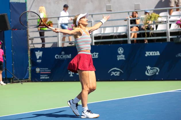 WARSZAWA 08.08.2026 TURNIEJ WTA, Tennis Damen 125 WARSAW T-MOBILE POLISH OPEN - MECZ POKAZOWY GWIAZD--- TENNIS TOURNAMENT WTA 125 WARSAW T-MOBILE POLISH OPEN - SHOW CELEBRITY GAME JOANNA KORONIEWSKA FOT. ANNA KLEPACZKO FOTOPYK NEWSPIX.PL --- newspix.pl 